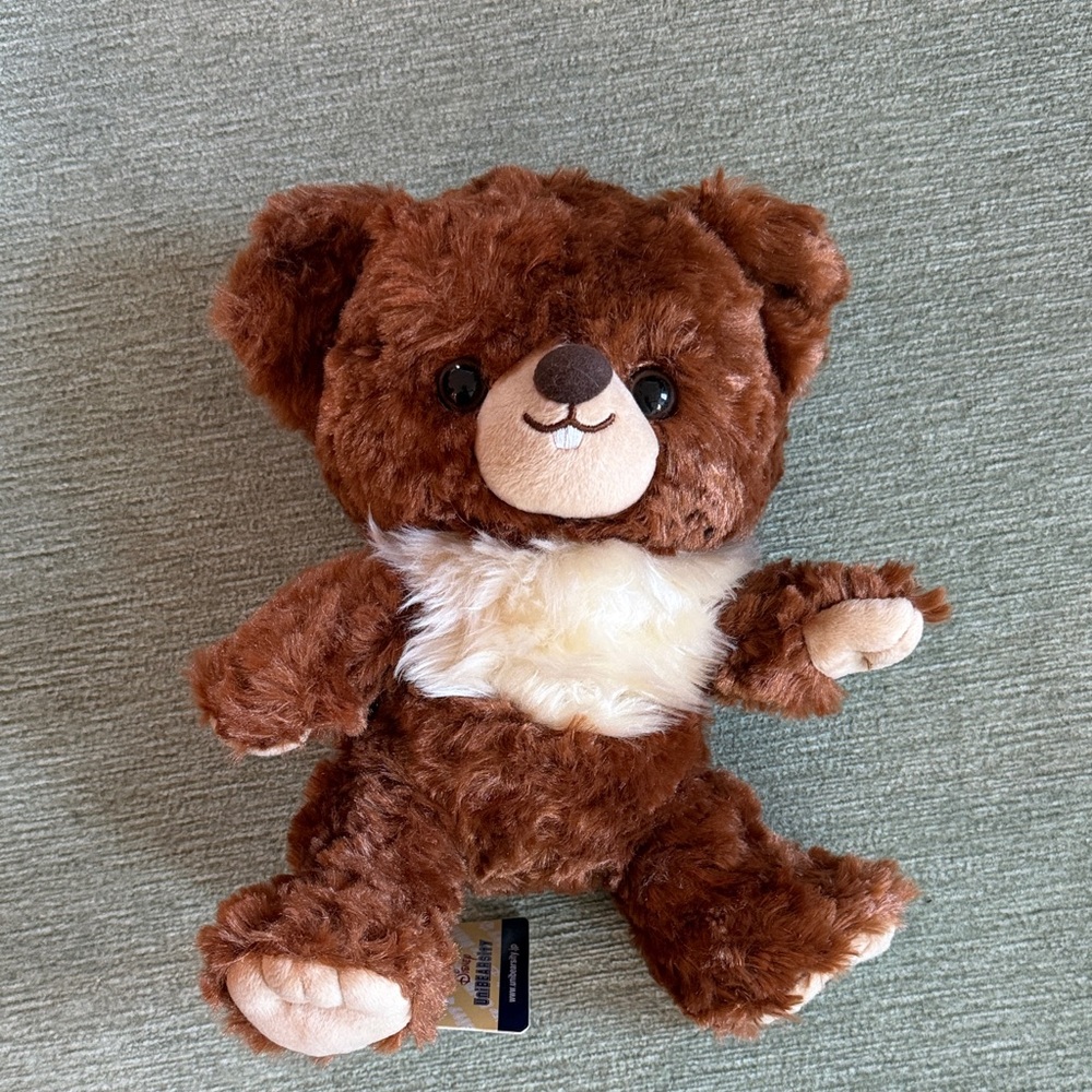 Japan Disney Unibearsity Adorable Brown Teddy Bear Plush